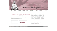 Desktop Screenshot of gnanananda.org