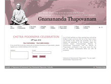 Tablet Screenshot of gnanananda.org